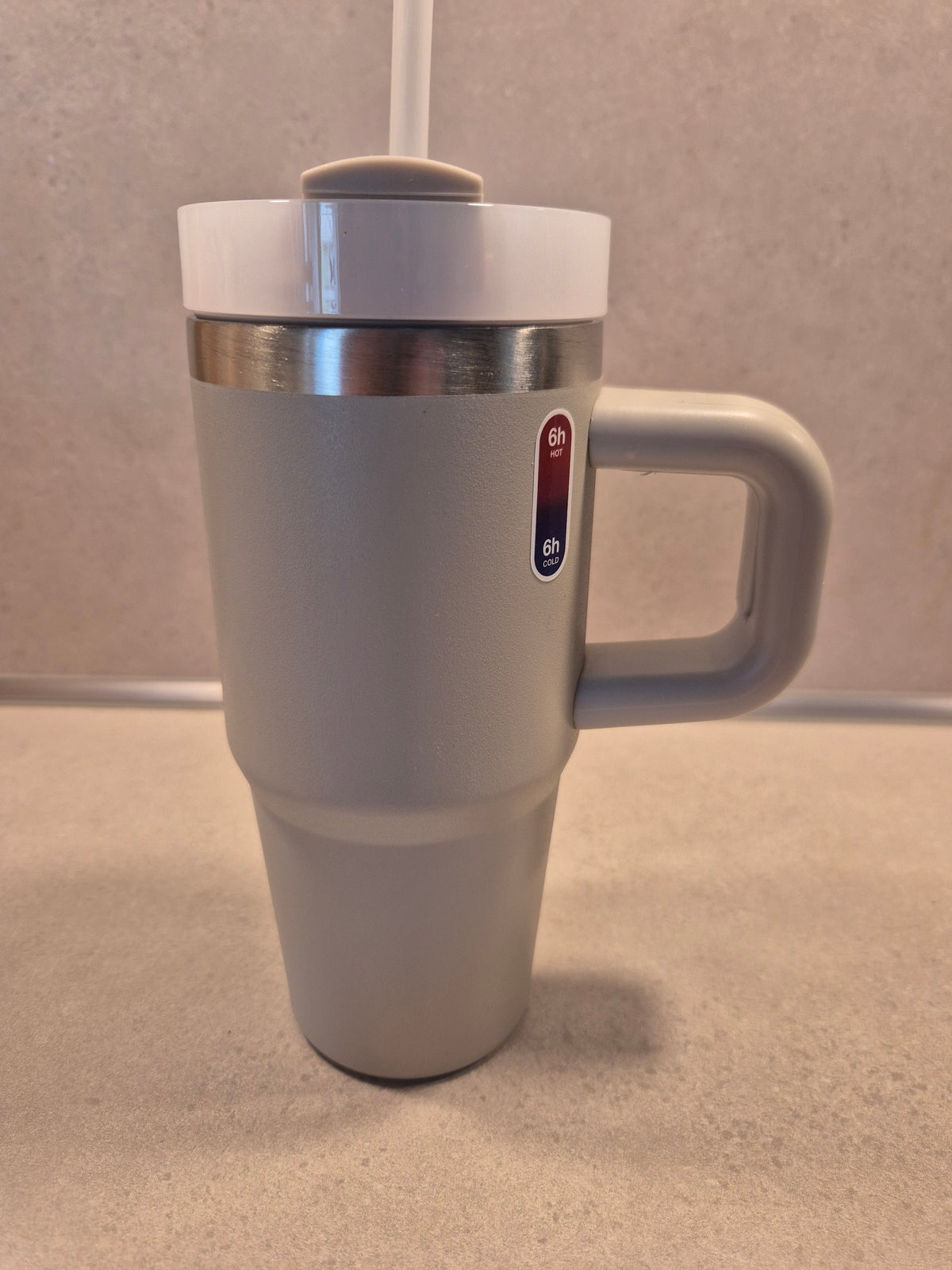 Mini Big Cup 600 ml – Greige | individuell veredelt & personalisiert