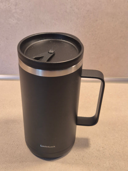 LocknLock Thermobecher 500 ml Schwarz – Rohling zur individuellen Veredelung