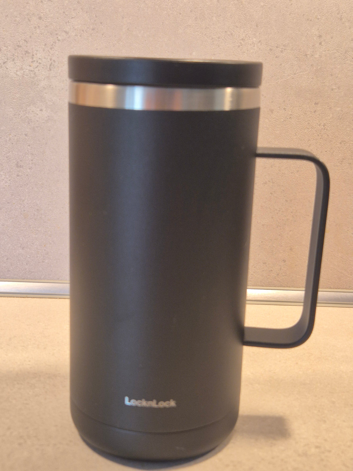 LocknLock Thermobecher 500 ml Schwarz – Rohling zur individuellen Veredelung